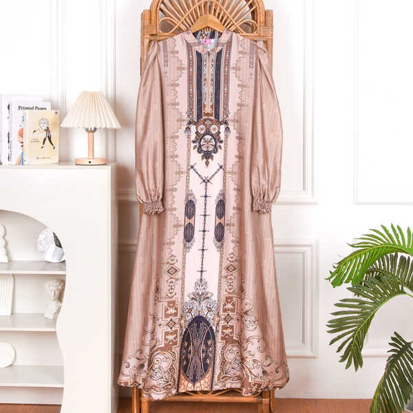 NJW Arabia Dress Silk Premium Gamis Wanita