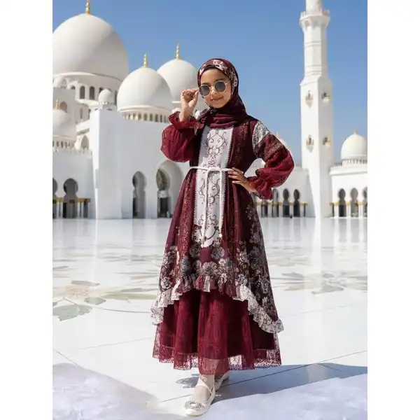 Gamis Burgundy