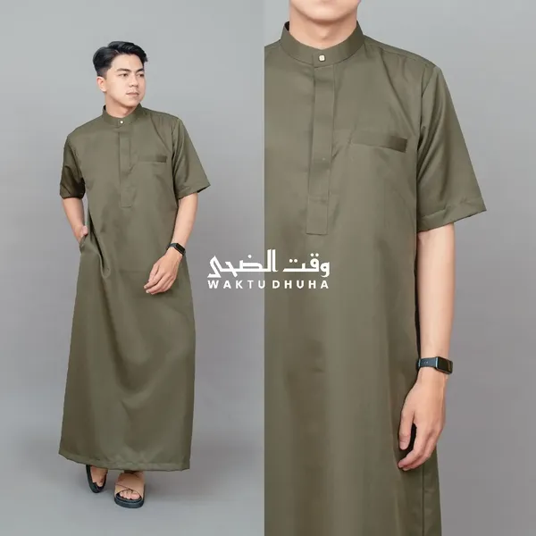 Jubah Arkan Warna Army