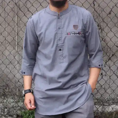 Koko Pakistan Kurta Warna Maroon