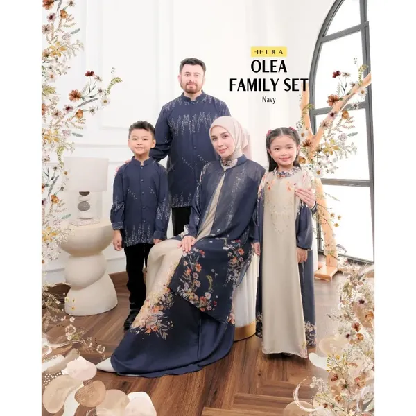 HIRA Olea Family Set Sarimbit Raya