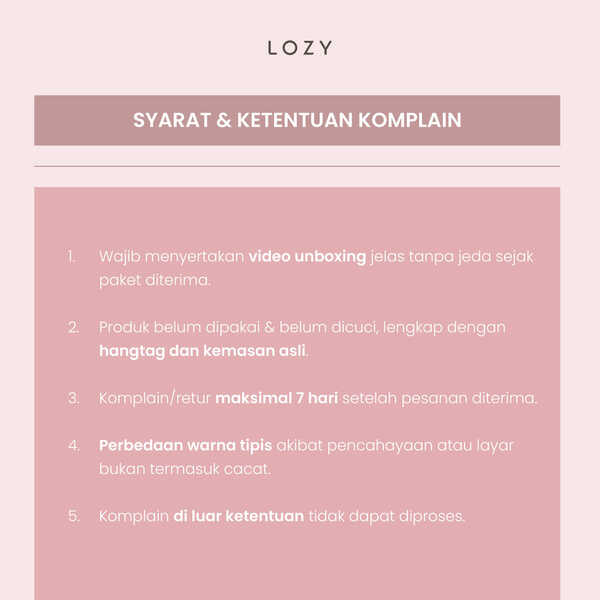 Lozy Hijab Pashmina Burgundy