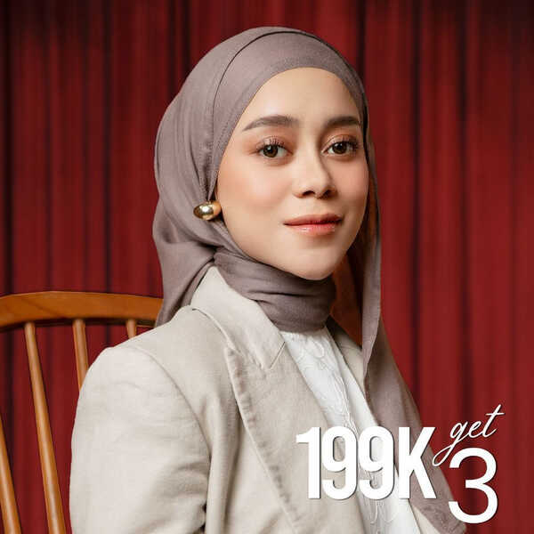 Lozy Hijab Pashmina Dark Denim