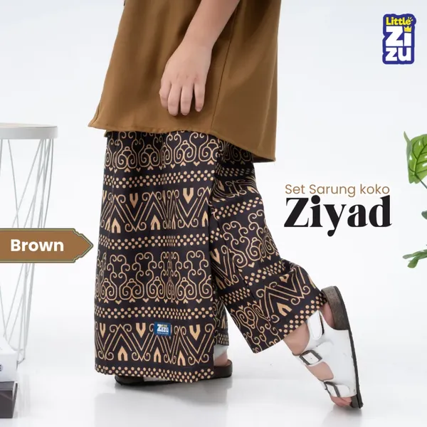 Little Zizu Set Sarung Koko Ziyad Side View